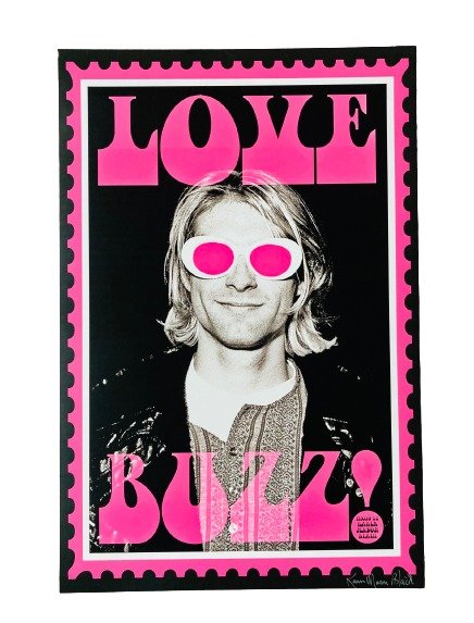 Nirvana - Kurt Cobain - Large Art Photo - Signed by the Photographer Karen Mason Blair - Signed - Poster