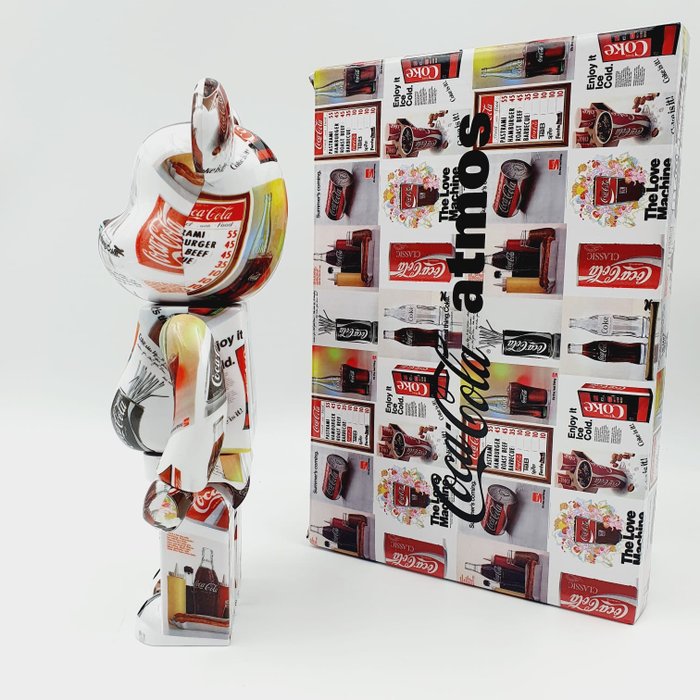 Image 2 of Medicom Toy - Be@rbrick 400% Coca Cola x Atmos