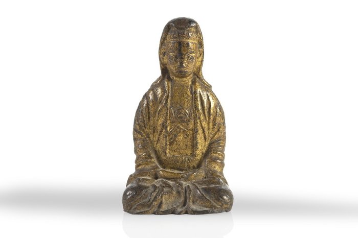 Statuetta - Bronzo - Cina - Dinastia Ming (1368-1644)