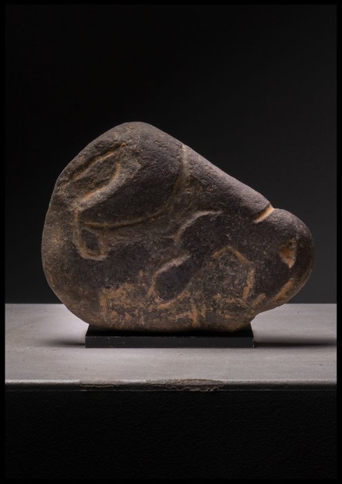 石浮雕兽形 - 石头 - Dogon - 马里 