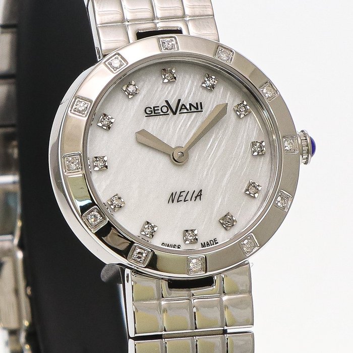 GEOVANI - Swiss Diamond Watch - GOL577-SS-D-7 - No Reserve Price - Women - 2011-present
