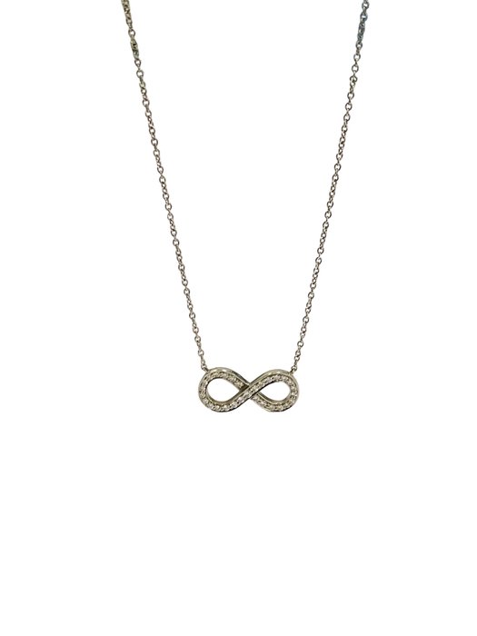 Image 3 of Tiffany - 950 Platinum - Necklace with pendant - Diamonds