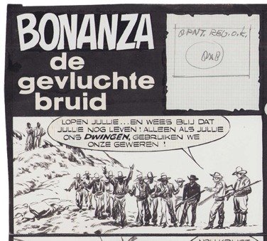 Kresse, Hans G. – Originele pagina – Bonanza De gevluchte bruid – (1966)