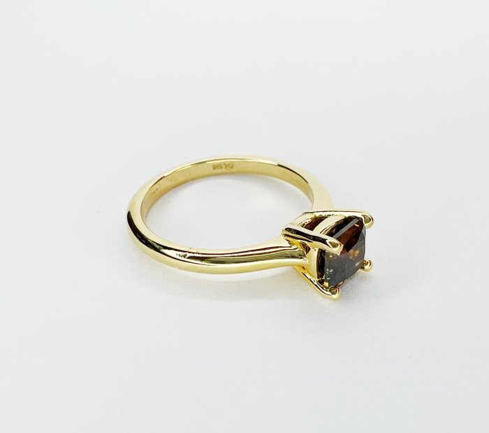 Image 3 of 14 kt. Yellow gold - Ring - 1.08 ct Diamond