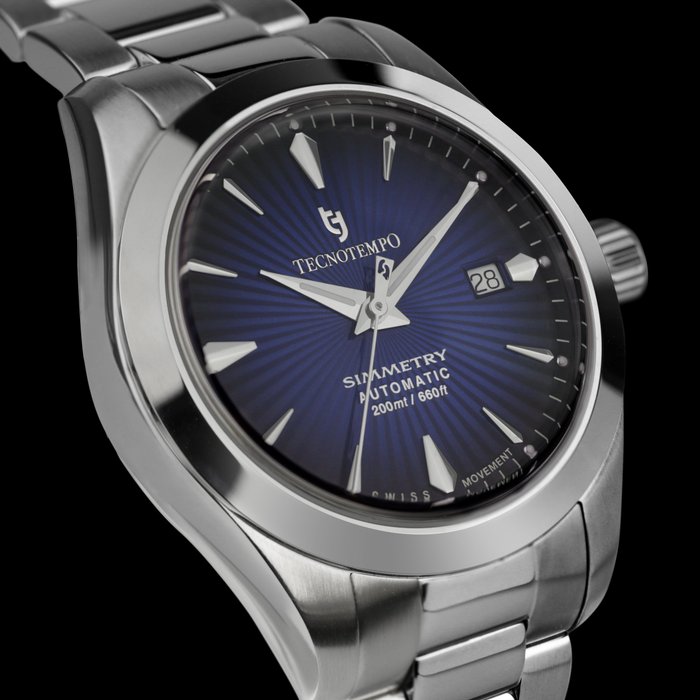 Tecnotempo® - "Simmetry" Limited Edition -Swiss Automatic Movt - 200M WR - *Designed and Assembled - TT.200SY.ABL - Άνδρες - 2011-σήμερα