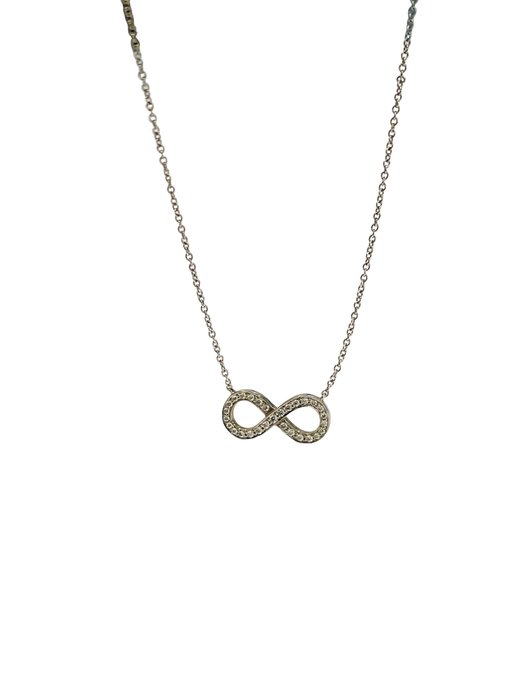 Image 2 of Tiffany - 950 Platinum - Necklace with pendant - Diamonds