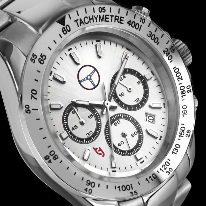 Preview of the first image of Tecnotempo - Chronograph 10ATM - Special Edition "ChronoSteering"- Limited 100PCS- - TT.100V.G2 (Wh.