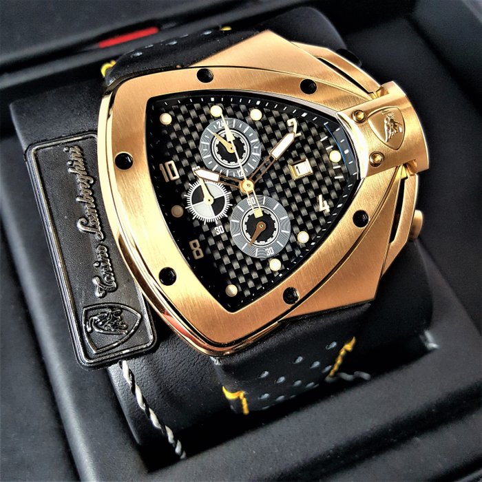 Image 2 of Lamborghini - SPYDER - Chronograph Gold - Strong - Men - New