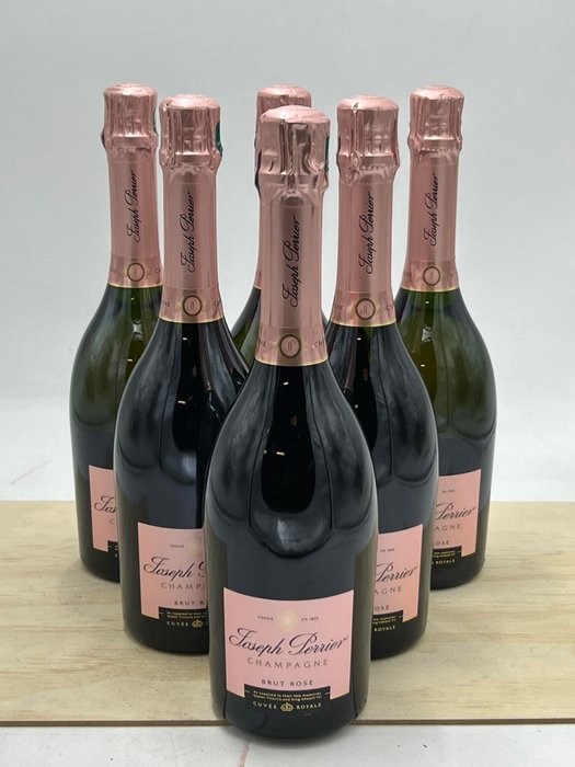 Joseph Perrier, Cuvée Royal Brut - 香槟地 Rosé - 6 Bottles (0.75L)
