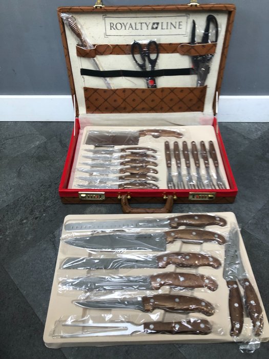 Royalty Line - Set di coltelli da bistecca per 6 persone e 12 coltelli  diversi (25) - Acciaio (inossidabile) - Catawiki