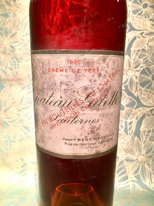 1937 Château Gilette "Crème de Tête" - Sauternes - 1 Bottiglia (0,75 litri)