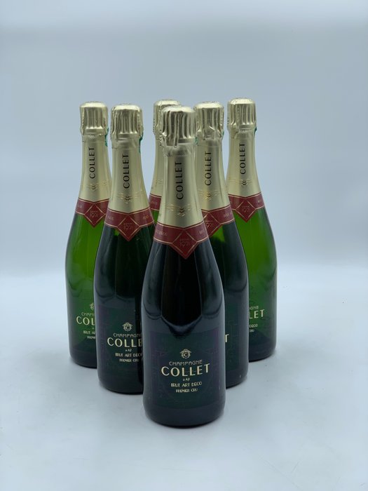 Collet - Șampanie Brut Art Deco Premier Cru - 6 Sticle (0.75L)
