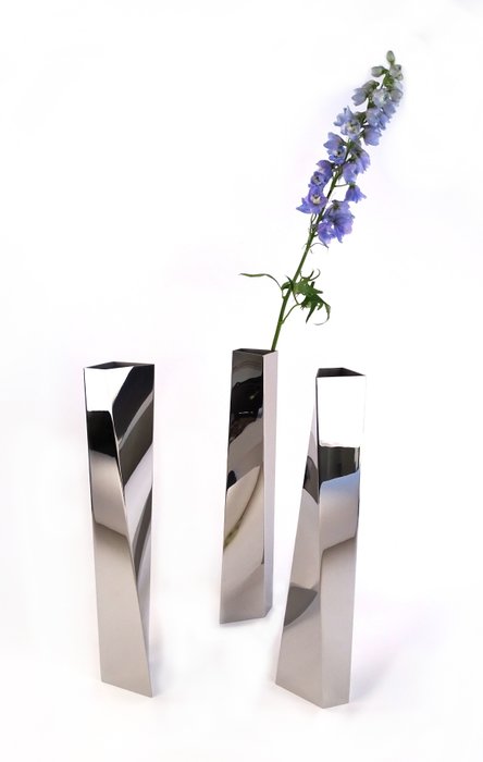 Zaha Hadid - Alessi - Set di 3 vasi di fiori - Crevasse