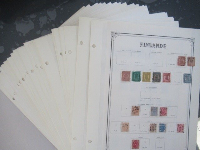 Finlande 1860/1973 - Collection quasi complète  de timbres