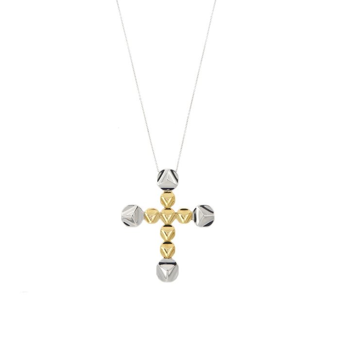 Image 3 of Chimento - 18 kt. White gold, Yellow gold - Necklace with pendant