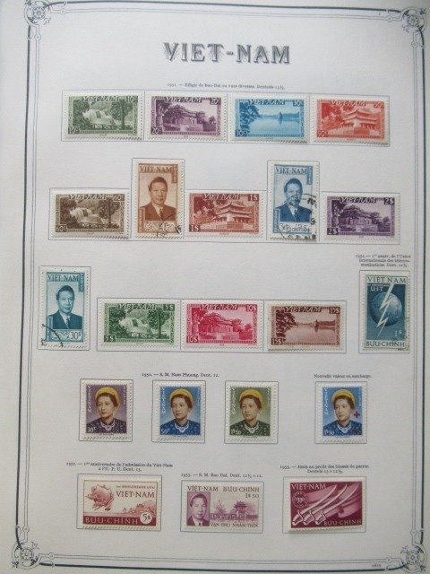 Vietnam - Collection très importante de timbres