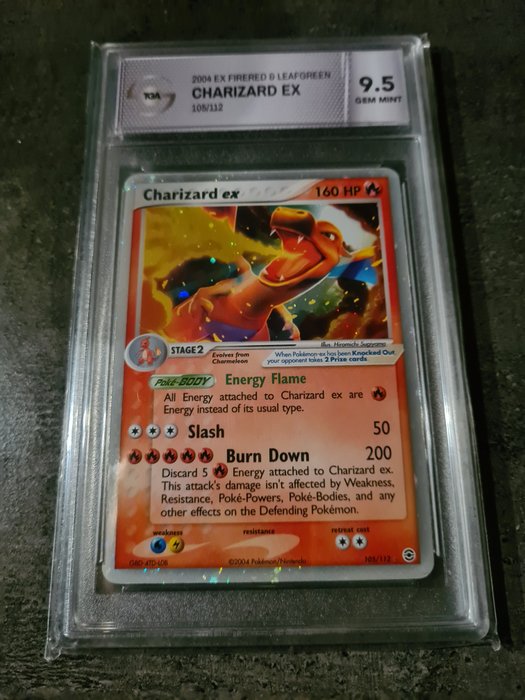 The Pokémon Company - Graded Card Charizard EX firered & leafgreen - 2004