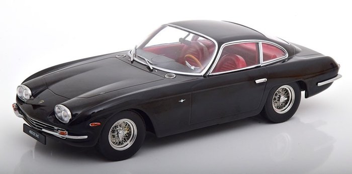 KK Scale - 1:18 - Lamborghini 400 GT 2+2 1965 Black - Limitierte Auflage 1 von 750 Stück