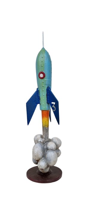 小塑像 - Rocket - 鐵（鑄／鍛）
