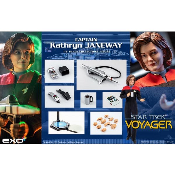 Star Trek: Voyager - Captain Kathryn Janeway - 1/6 Scale - EX0-6 - 1:6 - Statuetta/e - See images and description