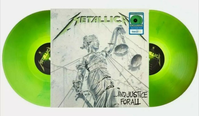 Metallica - ...And Justice For All - GREEN Vinyl - Álbum de 2 LP (álbum doble) - Reemisión, Vinilo coloreado - 2021