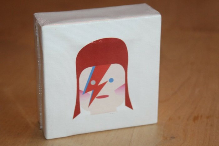 David Bowie - Ziggy Stardust Head by Plasticgod 2005 Print on Canvas - Œuvre d’art/Peinture - 2005/2005