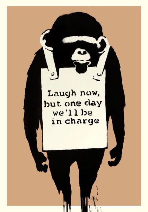 Banksy (after) - Laugh Now - 2010-tallet