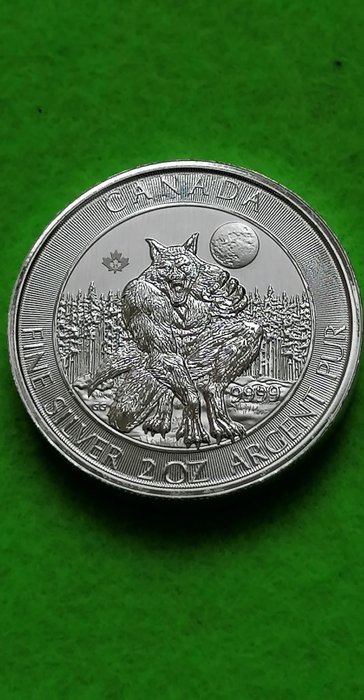 Kanada. 10 Dollars 2021 'Werewolf' - 2 Oz