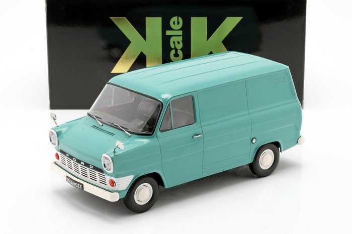 KK-Scale - 1:18 - Ford Transit MK1 delivery trucks 1965 turquoise - Limitierte Auflage 750 Stück