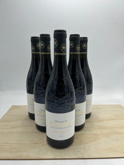 2019 Cristia - Châteauneuf-du-Pape - Vieilles Vignes - Rhone - 6 Bottles (0.75L)