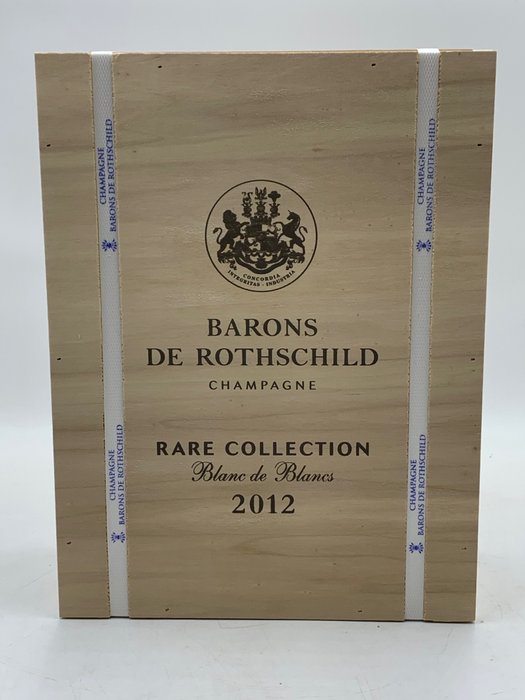 2012 Barons de Rothschild, Rare Collection "Limited Edition - 香槟地 Blanc de Blancs - 3 Bottles (0.75L)