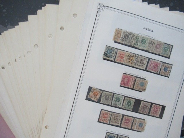 Zweden - An advanced collection of stamps