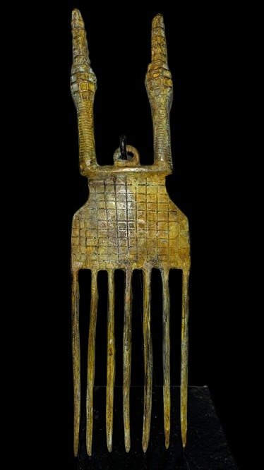 Kamm - Afrikanische Bronze - Akan - Elfenbeinküste - Catawiki