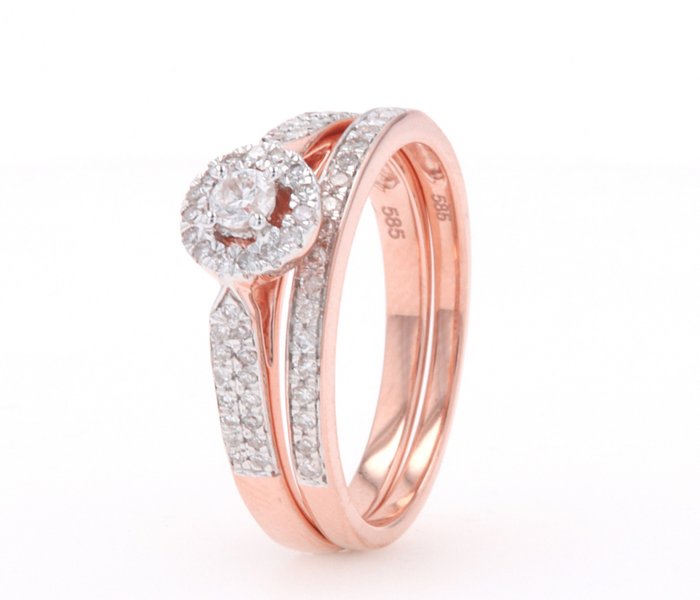 14 karaat Rosé goud – Ring