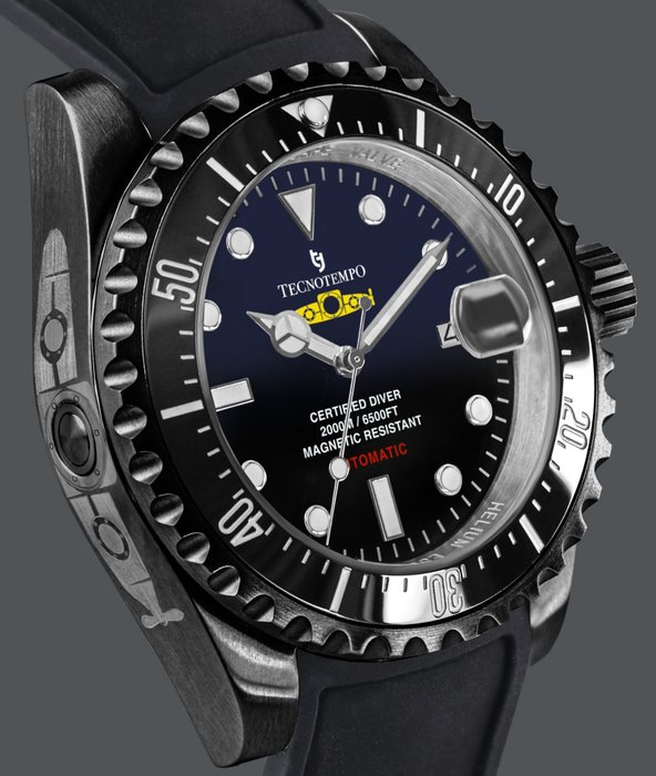 Tecnotempo® - Professional Diver 200 ATM WR "Limited Edition Yellow Submarine" - TT.2000.SGB - Hombre - 2011 - actualidad