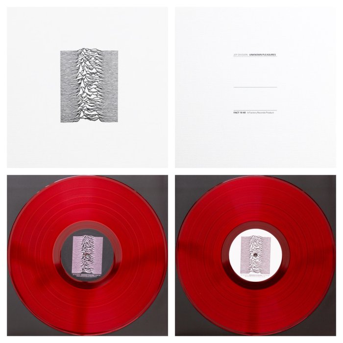 Joy Division - Unknown Pleasures (40th Anniversary Red Vinyl) Ltd 30,000 copies - Limitierte Auflage, LP Album - 180 Gramm, Farbiges Vinyl, Nachdruck, Neuauflage - 2019