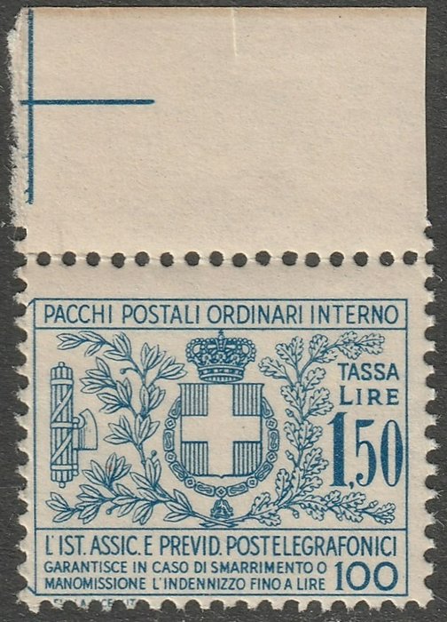 Italy Kingdom 1936 - Post and telegraph insurance stamps, - Catawiki