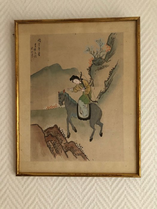 Acquerello - Carta, Fibra vegetale - Cina - Inizio XX secolo