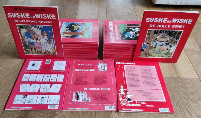 Suske en Wiske 1 t/m 56 - Volledige reeks Het Nieuwsblad/Het Volk/De Gentenaar - 56 Album - Erstausgabe - 2003/2006
