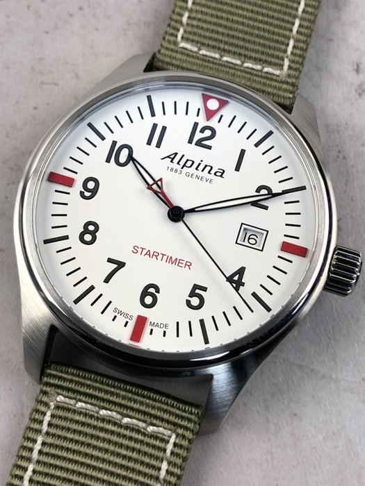 Preview of the first image of Alpina - Startimer Pilot Steel - AL-240S4S6 - Men - 2011-present.