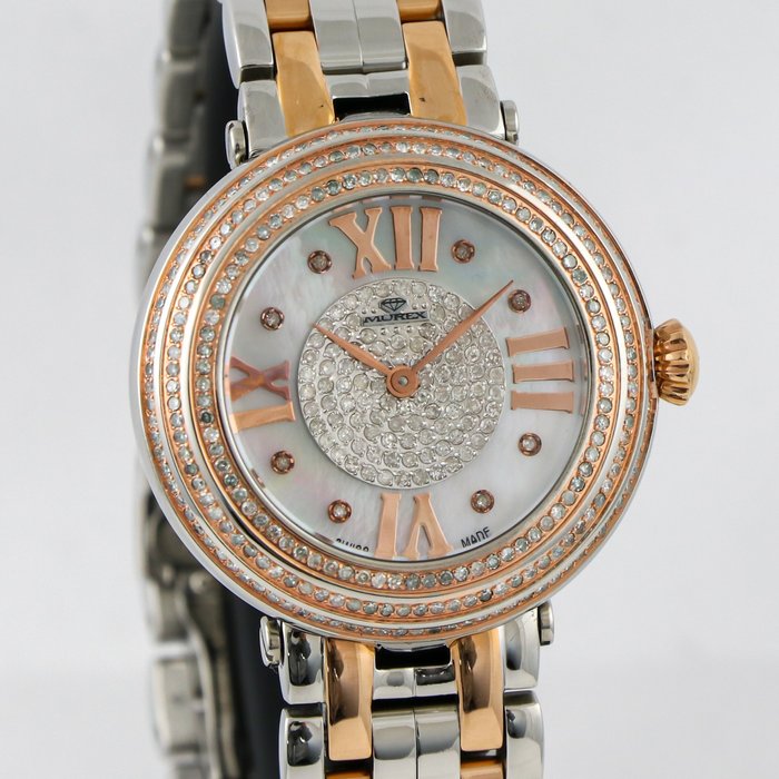 Preview of the first image of Murex - Swiss Diamond Watch - "NO RESERVE PRICE" - RSL972-SR-DD-7 - Women - 2011-present.
