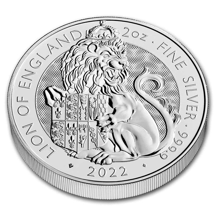United Kingdom. 5 Pound 2022 Tudor Beasts - Erste Ausgabe - 2 oz