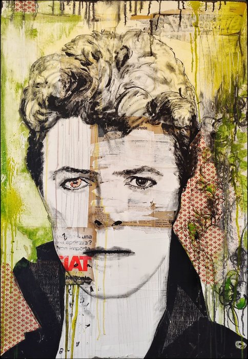 David Bowie - Artwork XL by artists Tiziana Felisi and Andrea Boriani - 100x70cm - Œuvre d’art/Peinture - 2022/2022
