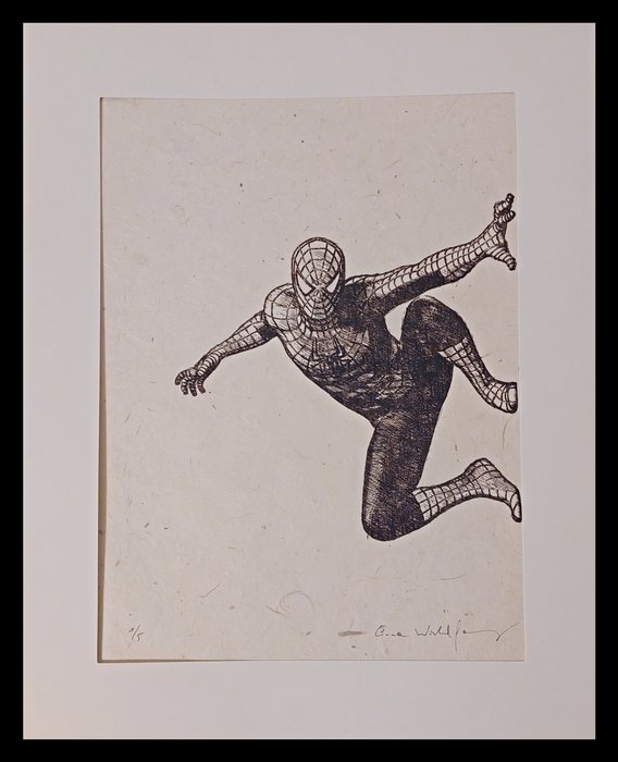 Wildfang, Emma - Limited Edition 3/5 - SPIDERMAN - Japan series "sketches" - Size: 30 x 42 cm. - (2021)