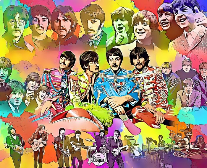 Beatles - Artwork - 2020 - Certificat, Ediție limitată, Numerotată, Semnat de mână în persoană