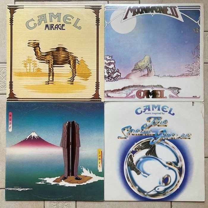 Camel - Colletion of 4 great records in NM condition - LP's - Premier pressage, Réédition - 1976/1981