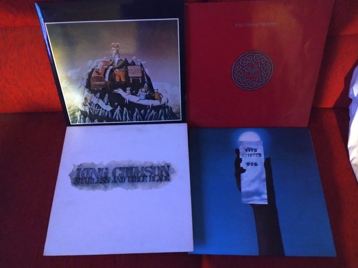 King Crimson - 4 Lp Albums - Différents titres - 2xLP Album (double album), LP's - Premier pressage stéréo - 1974/1981