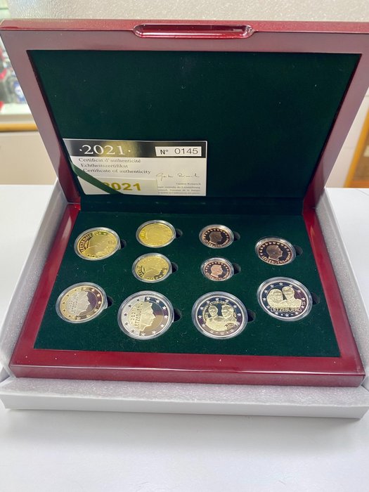 Luxembourg. Proof Set 2021 - Divisionale KMS proof in cofanetto ufficiale - tiratura 1000 pezzi
