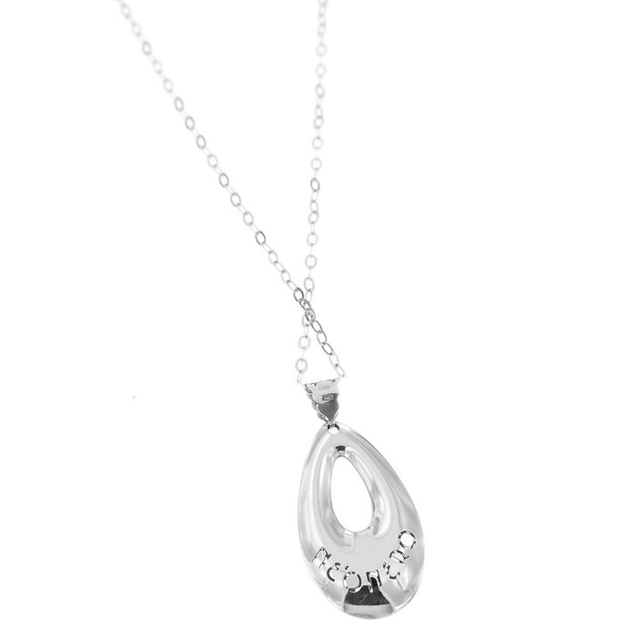 Preview of the first image of Neonero - 18 kt. White gold - Necklace with pendant.