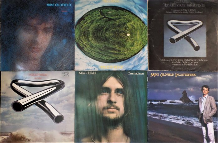 Mike Oldfield - Collection of 6 great LP albums - Différents titres - 2xLP Album (double album), LP's - Pressages divers (voir description) - 1973/1984